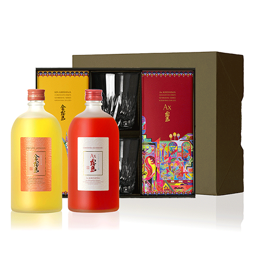 金霧島+Ax 霧島+ペアグラスセット