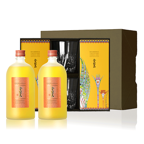 金霧島 2 本+ペアグラスセット