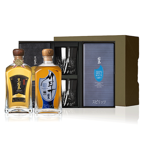 黒霧島MELT+霧島MELT〈米〉ペアグラスセット