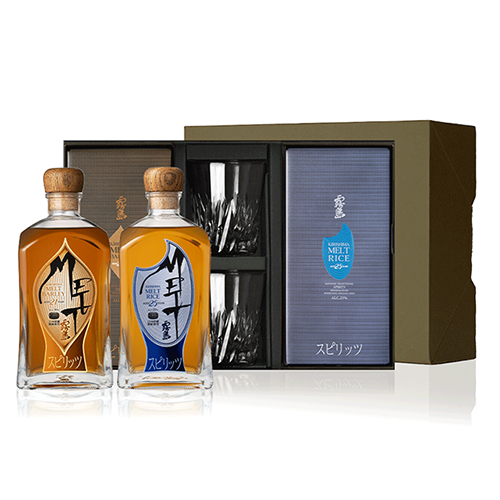 霧島MELT〈麦〉+霧島MELT〈米〉ペアグラスセット